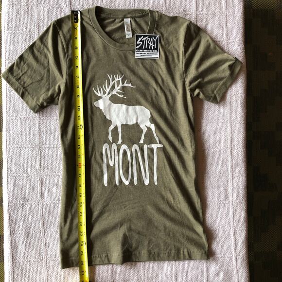 NWT Elkmont Unisex T-shirt Size XS Elk Gorpcore Avant Garde Outdoors Unique - Picture 5 of 6